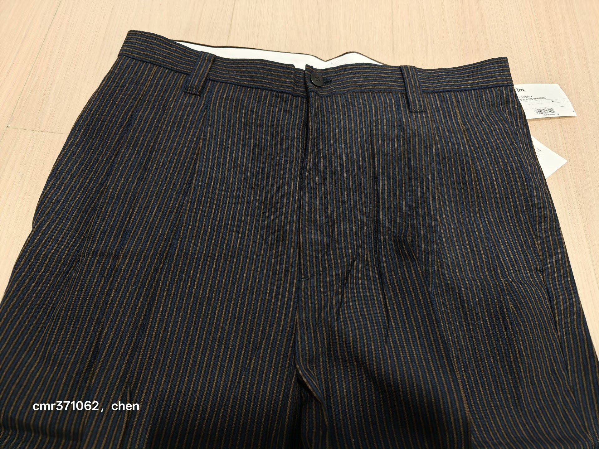 VISVIM 23SS MCCLOUD SLACKS SANTOME — front