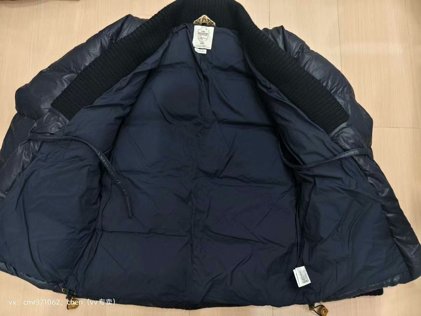VISVIM 16AW DOTERA DOWN COAT — label