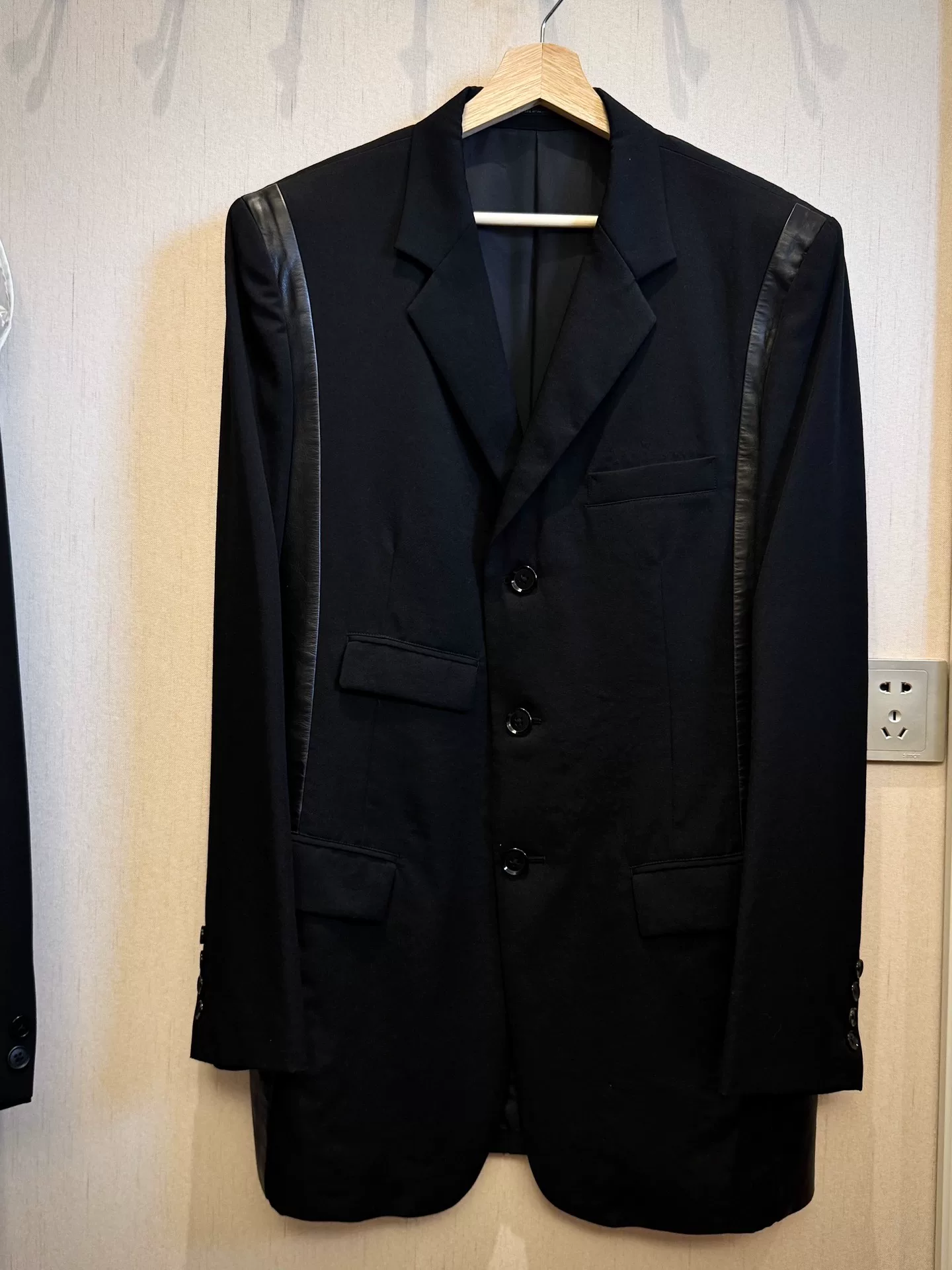 Yohji Yamamoto 09SS Leather Panel Suit
