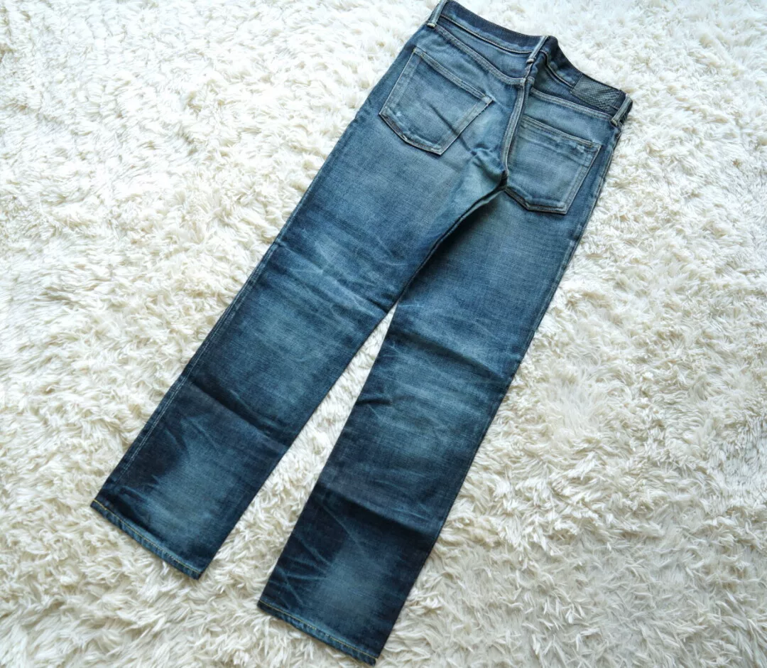 visvim 04 Blue Denim Jeans — front