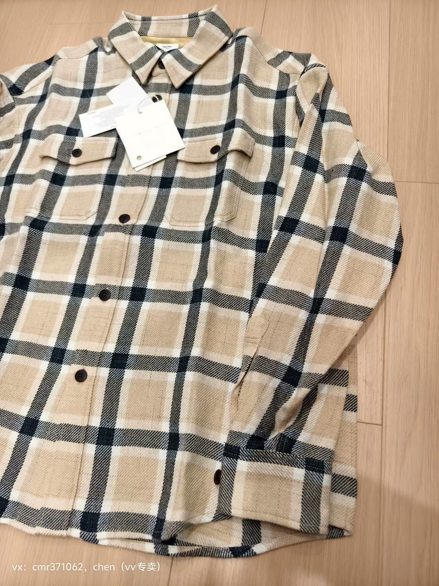 VISVIM 25SS LUMBER CHECK L/S — label