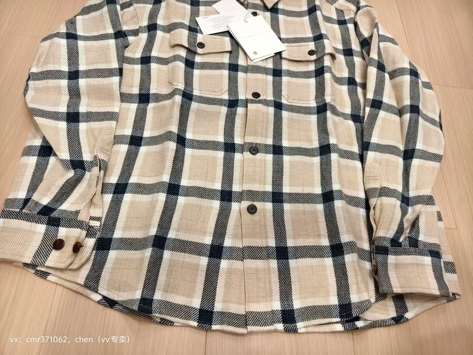 VISVIM 25SS LUMBER CHECK L/S — back
