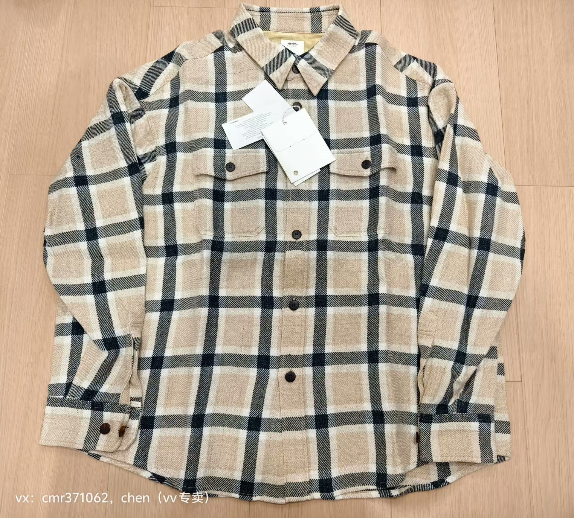 VISVIM 25SS LUMBER CHECK L/S