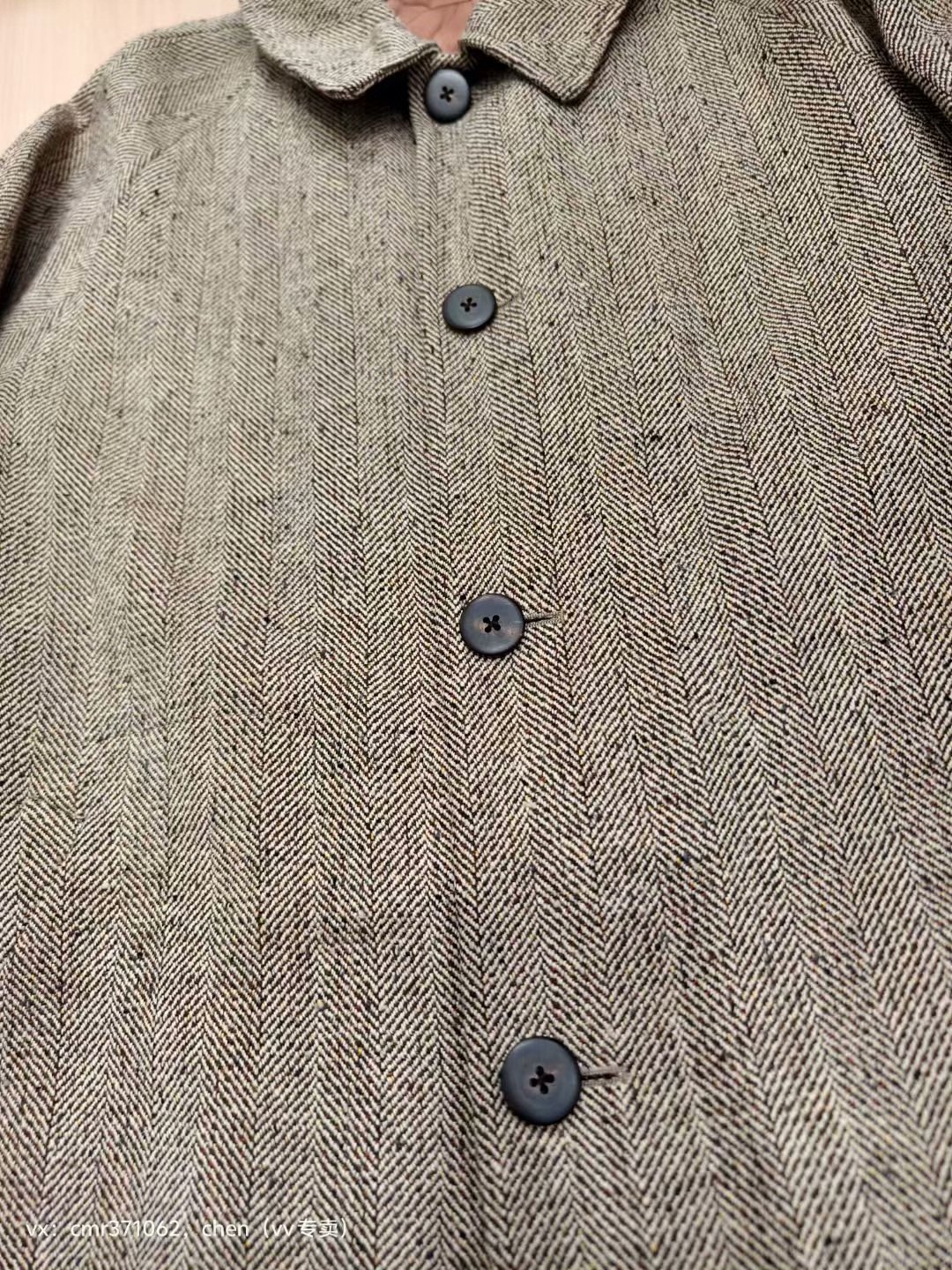 VISVIM 22AW REMI COAT HB TWEED — label