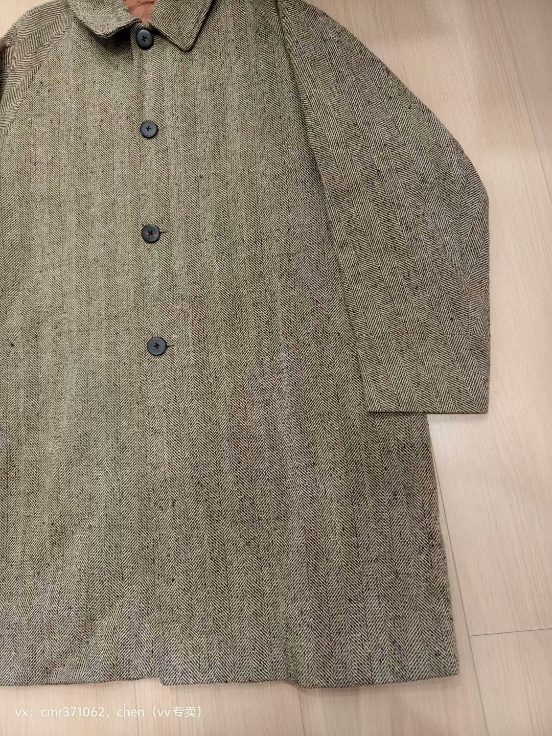 VISVIM 22AW REMI COAT HB TWEED — detail
