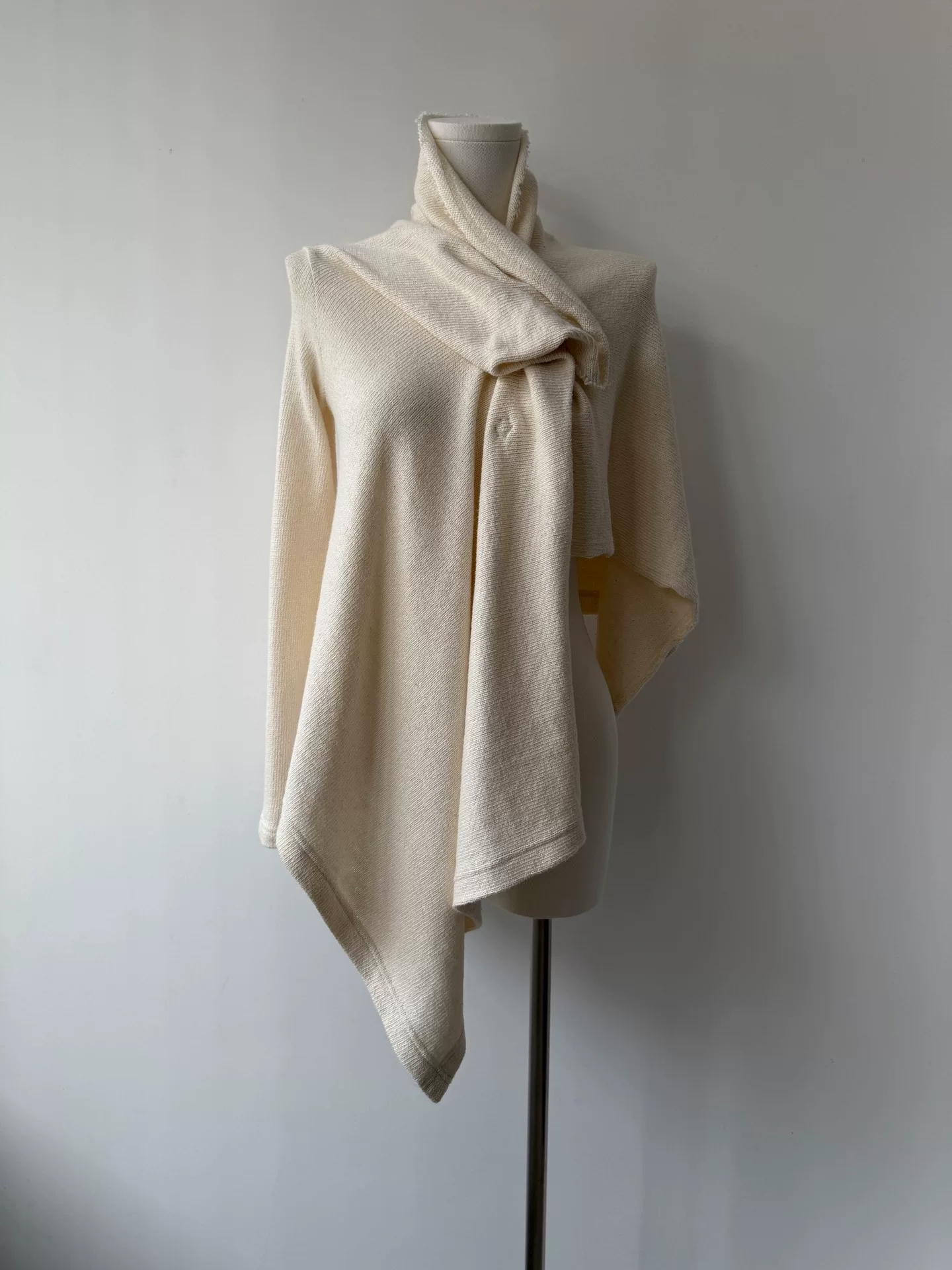 Yohji Yamamoto Y's 06AW Asymmetric Cardigan — front