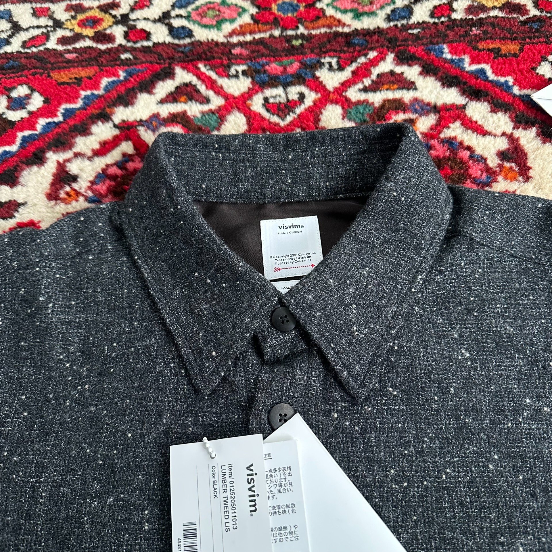 VISVIM 25AW Lumber Tweed L/S Shirt — back