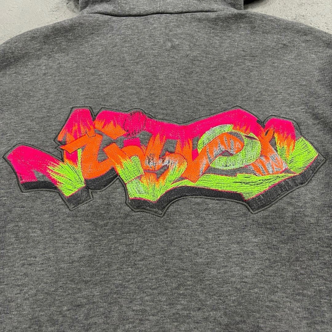 Louis Vuitton 3D Graffiti Hooded Jacket — detail
