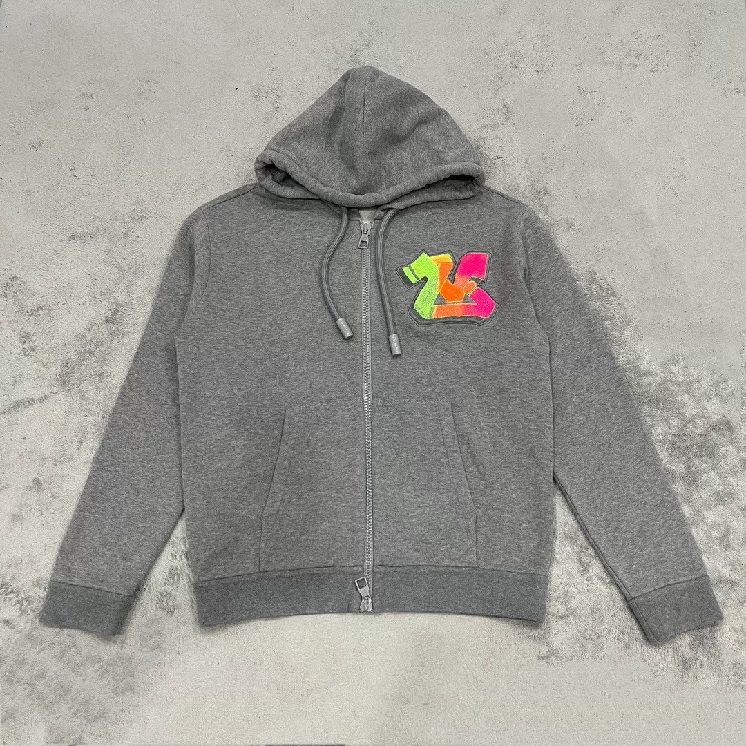 Louis Vuitton 3D Graffiti Hooded Jacket
