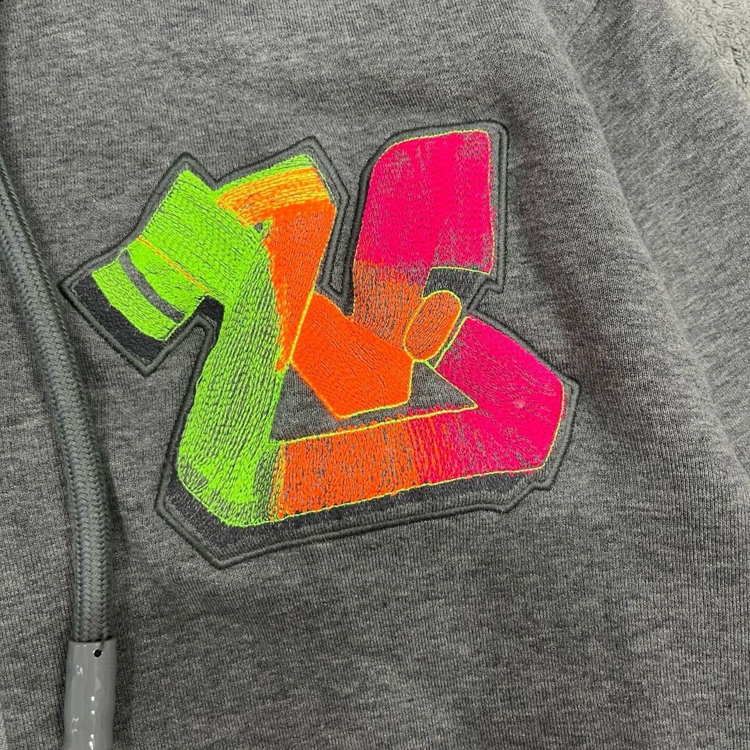 Louis Vuitton 3D Graffiti Hooded Jacket — back