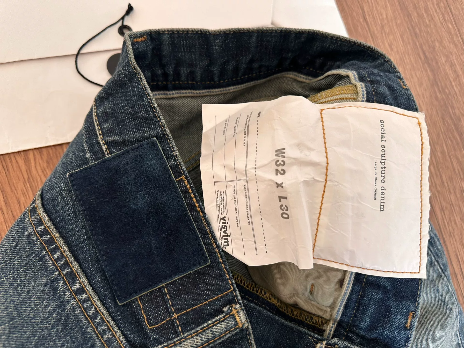 VISVIM SOCIAL SCULPTURE 03 DAMAGED-21 — detail