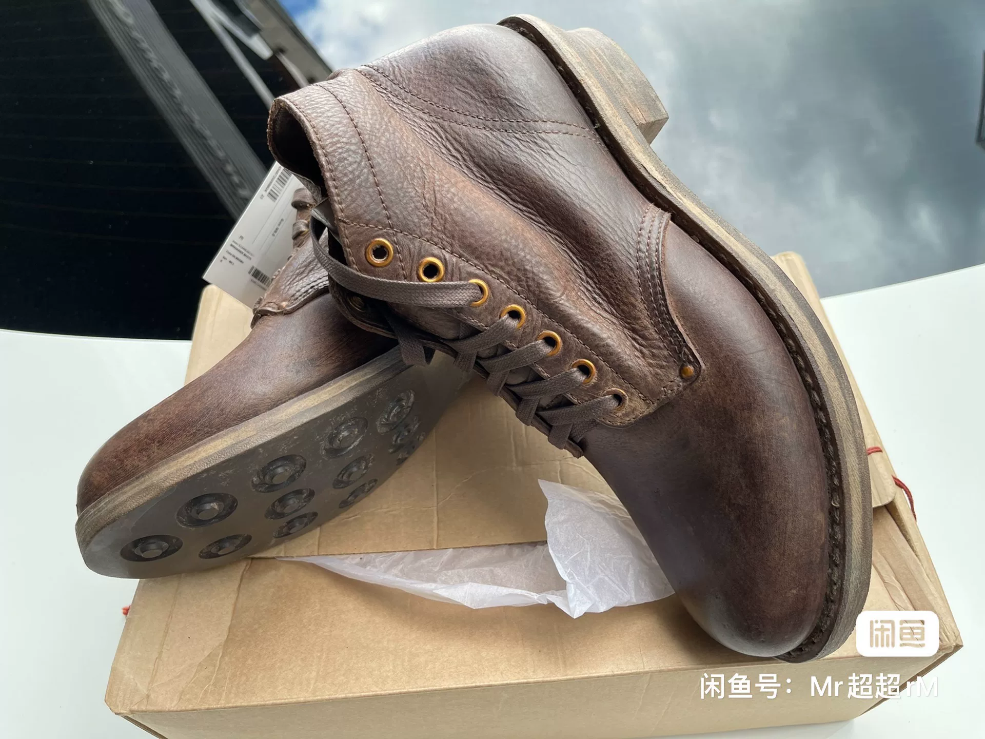 VISVIM 24SS ICT Mud-Dyed Brigadier Boots