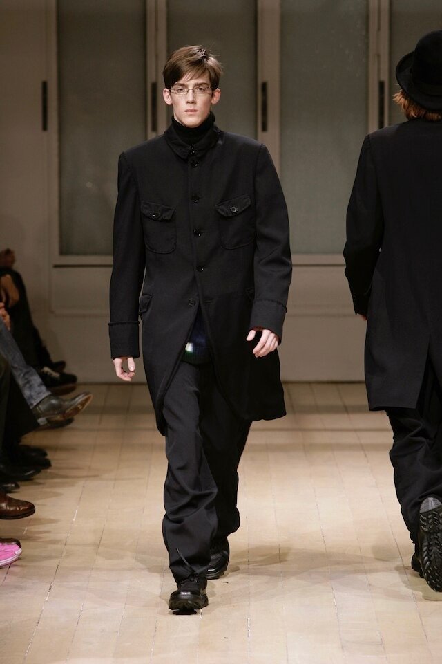 Yohji Yamamoto 08AW Hand-Stitched Tailcoat — detail