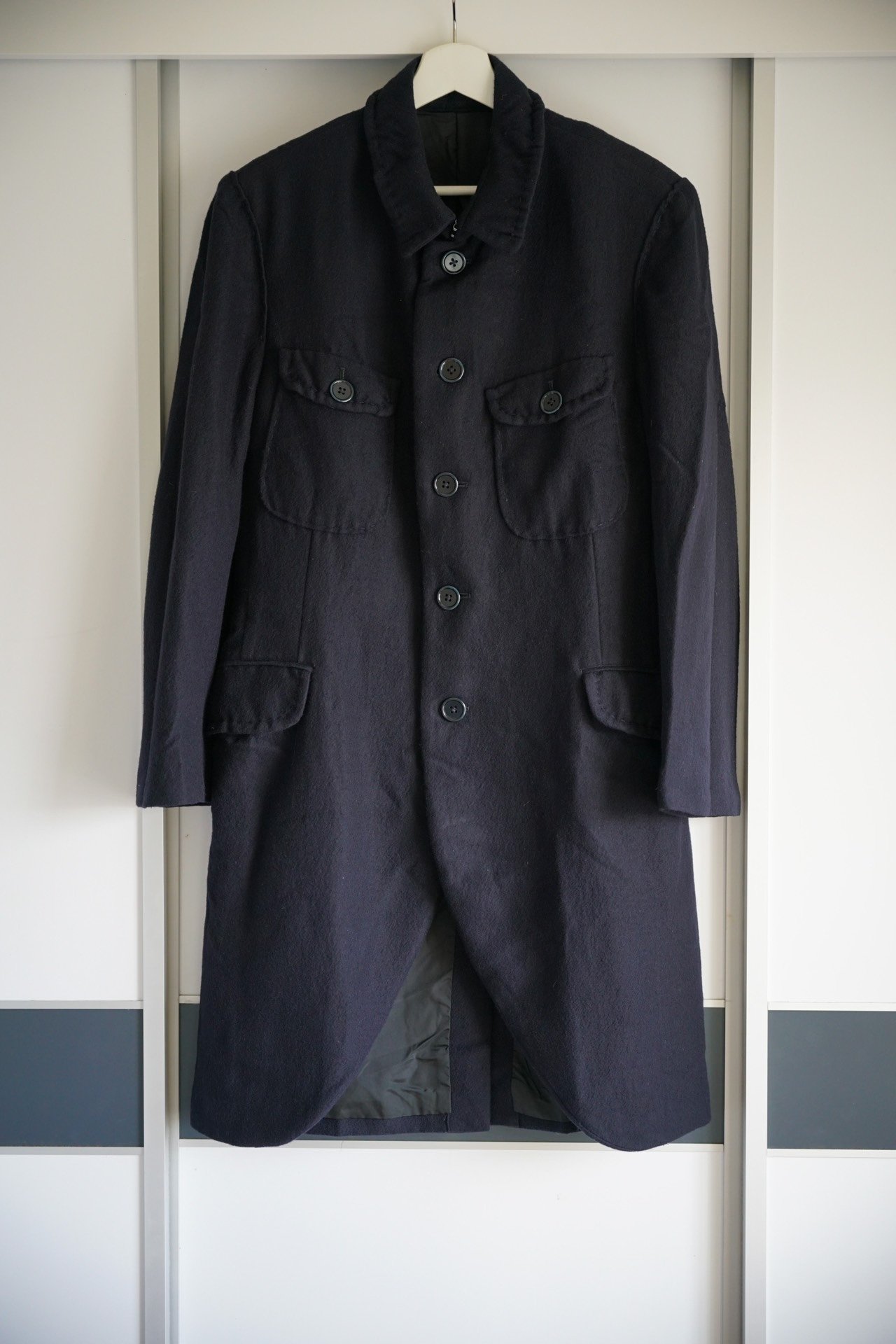 Yohji Yamamoto 08AW Hand-Stitched Tailcoat