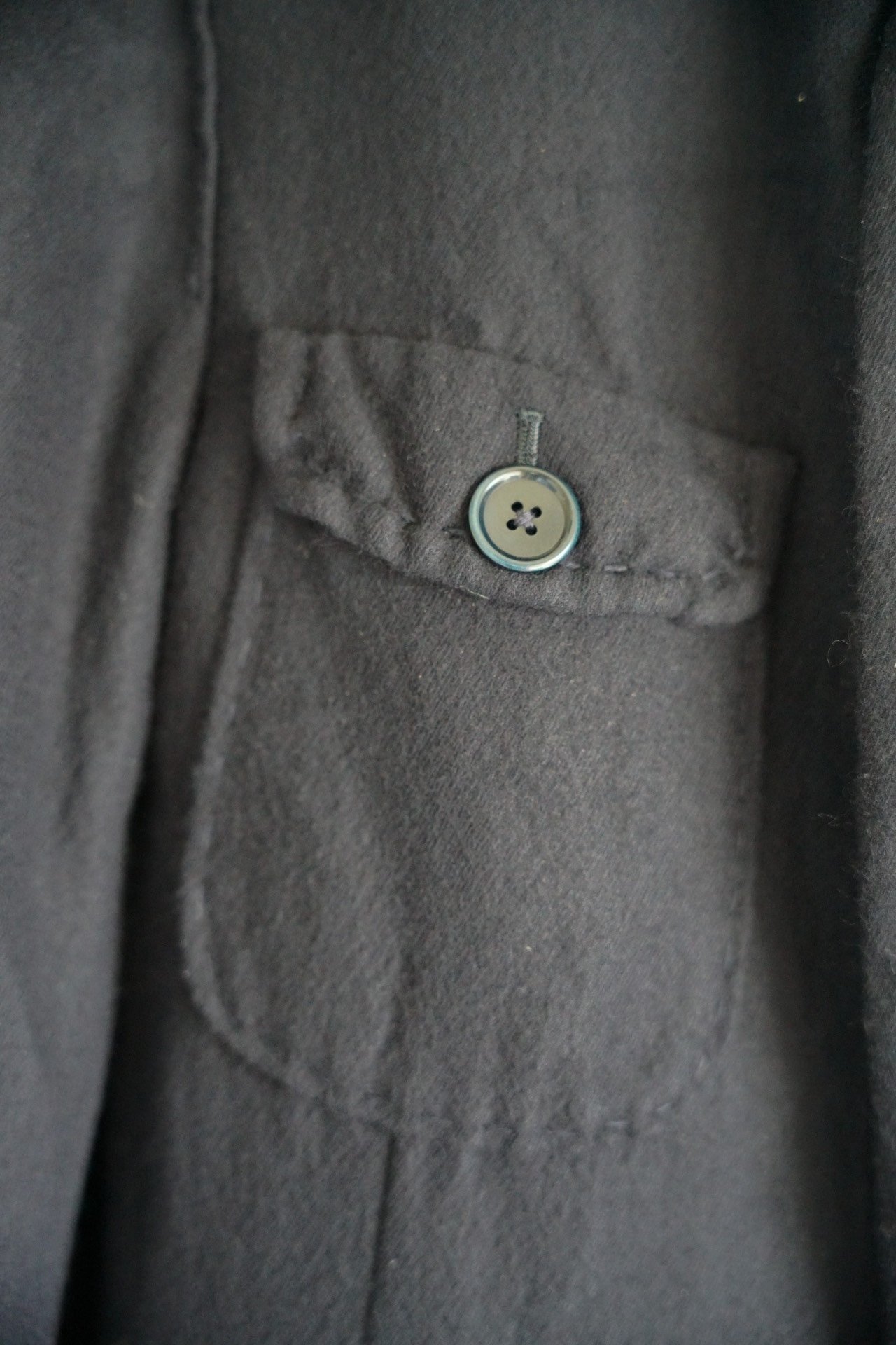Yohji Yamamoto 08AW Hand-Stitched Tailcoat — label