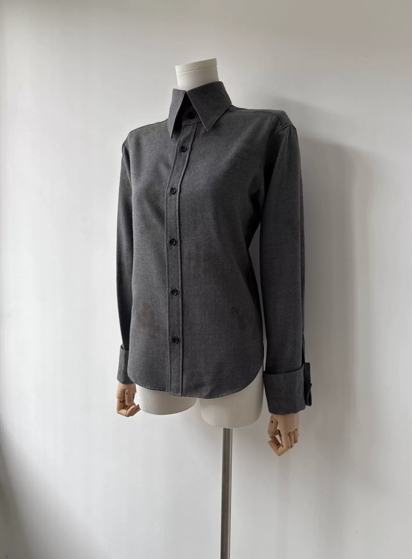 Yohji Yamamoto Y's 08SS Wool Shirt — detail