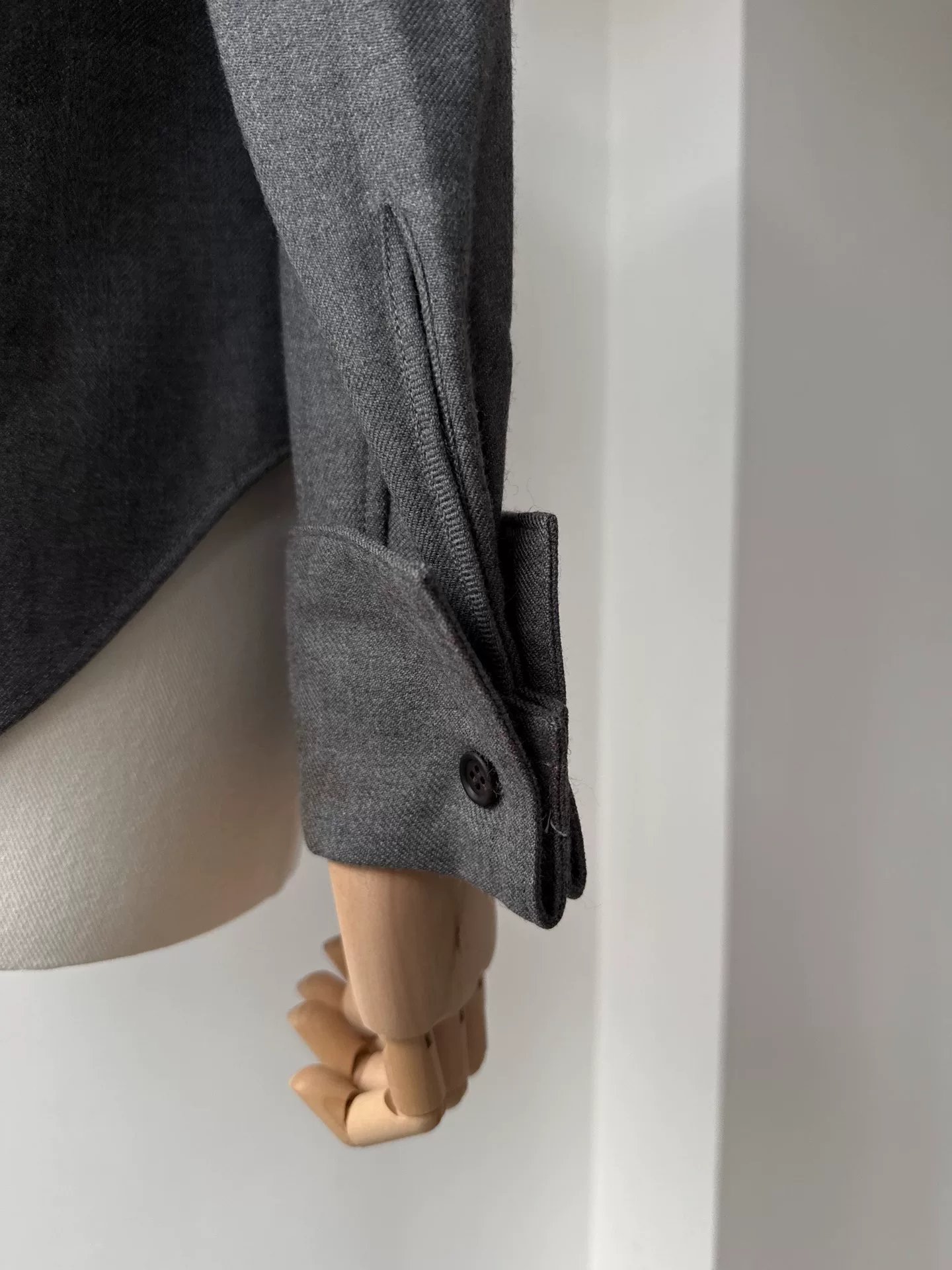 Yohji Yamamoto Y's 08SS Wool Shirt — back