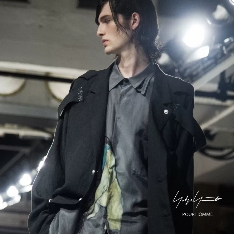 Yohji Yamamoto 24SS Sock Print Shirt — front
