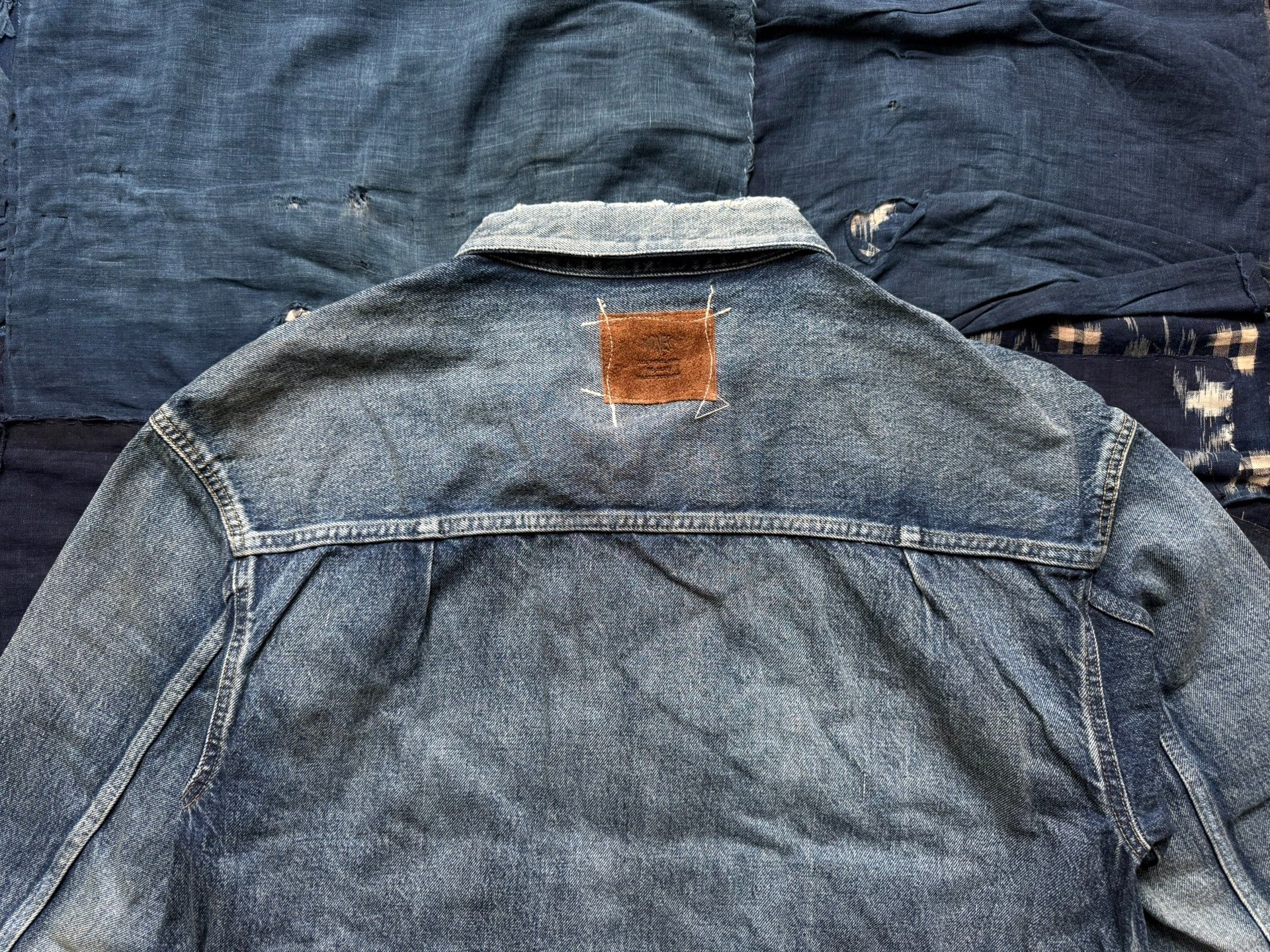 MADNESS 24AW Aging Type-I Denim Jacket — label