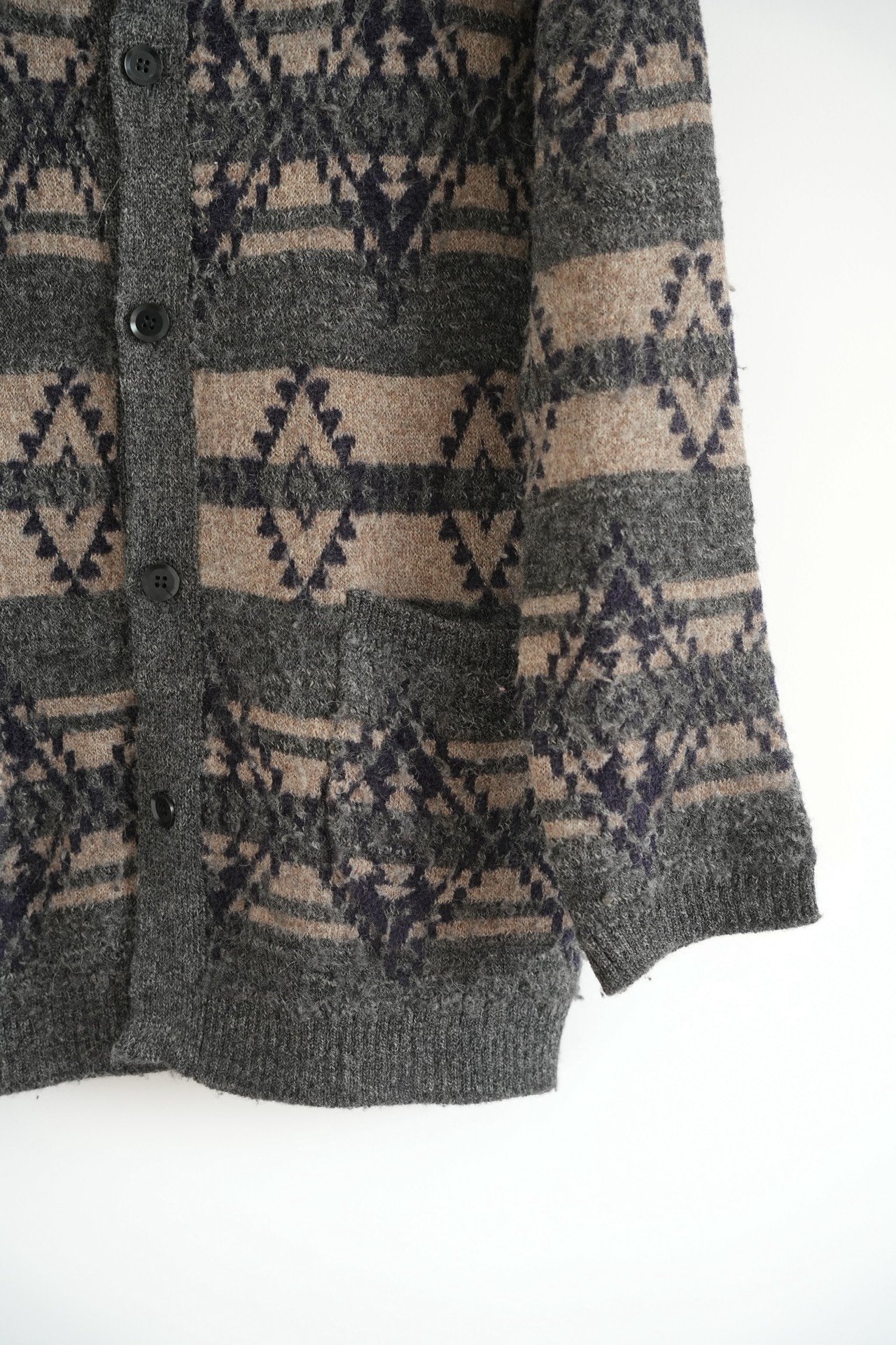 Yohji Yamamoto 2014 AW Navajo Wool Coat — label