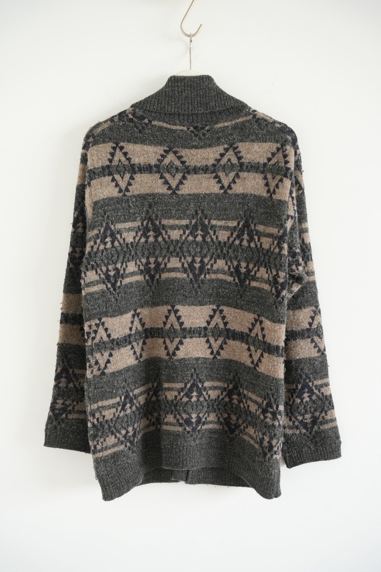 Yohji Yamamoto 2014 AW Navajo Wool Coat — front