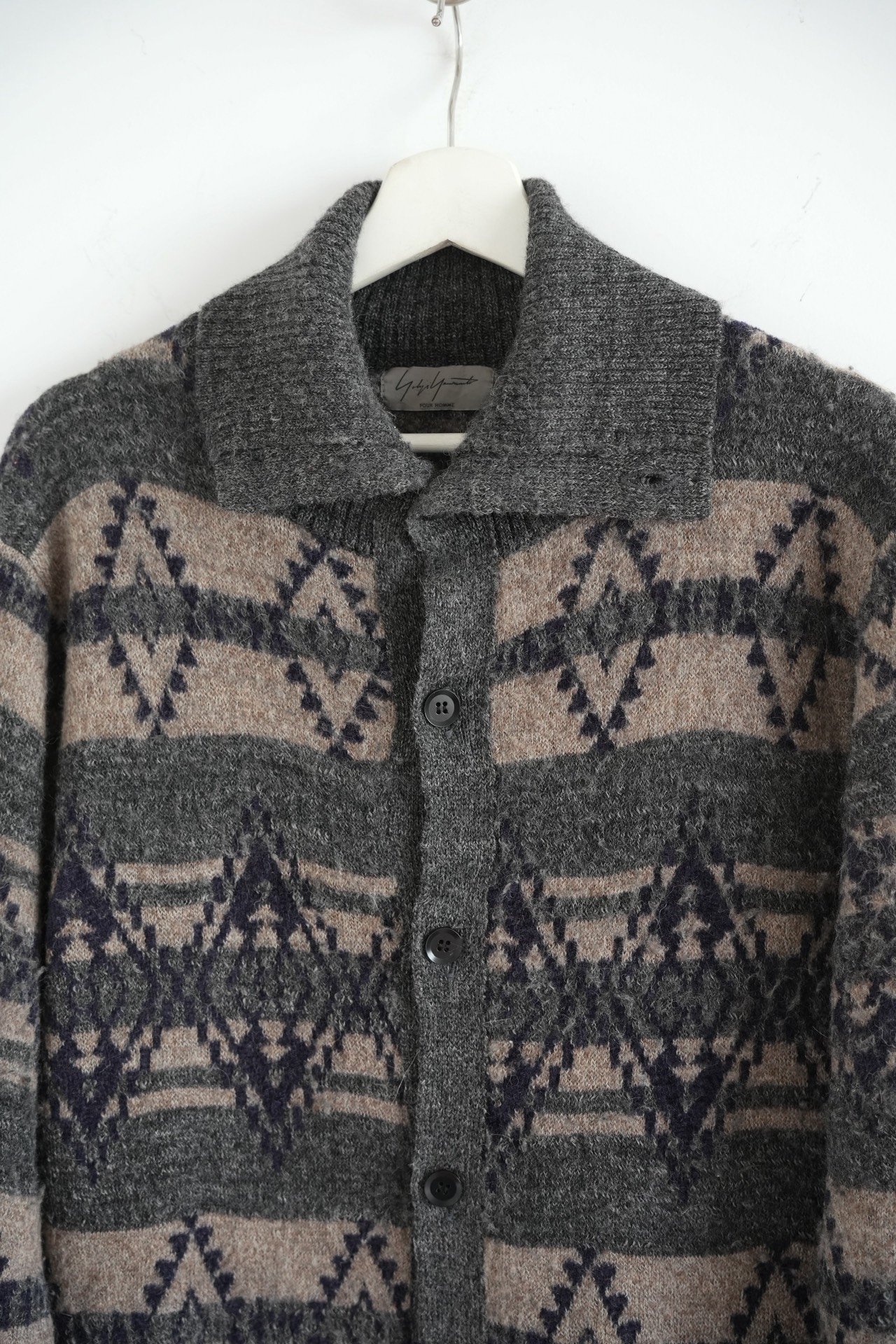 Yohji Yamamoto 2014 AW Navajo Wool Coat — detail