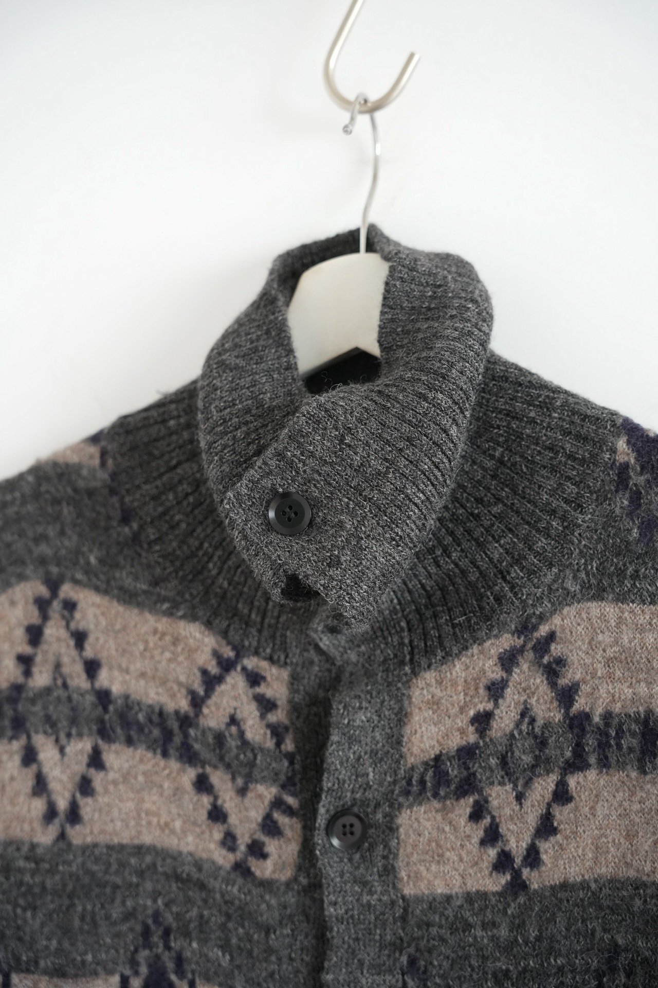 Yohji Yamamoto 2014 AW Navajo Wool Coat — back