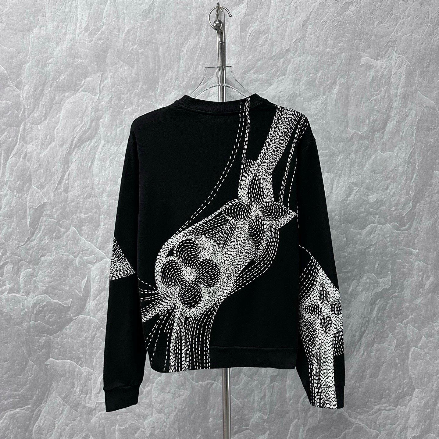 Louis Vuitton Sketch Three-Flower Print Sweatshirt — back