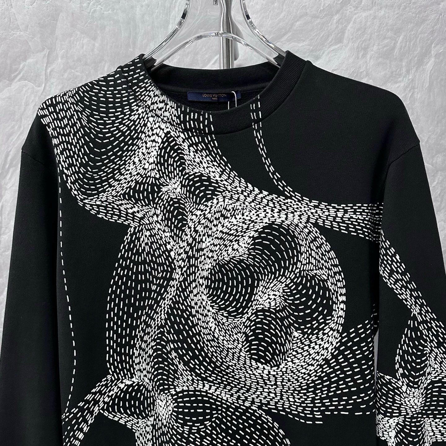 Louis Vuitton Sketch Three-Flower Print Sweatshirt — front