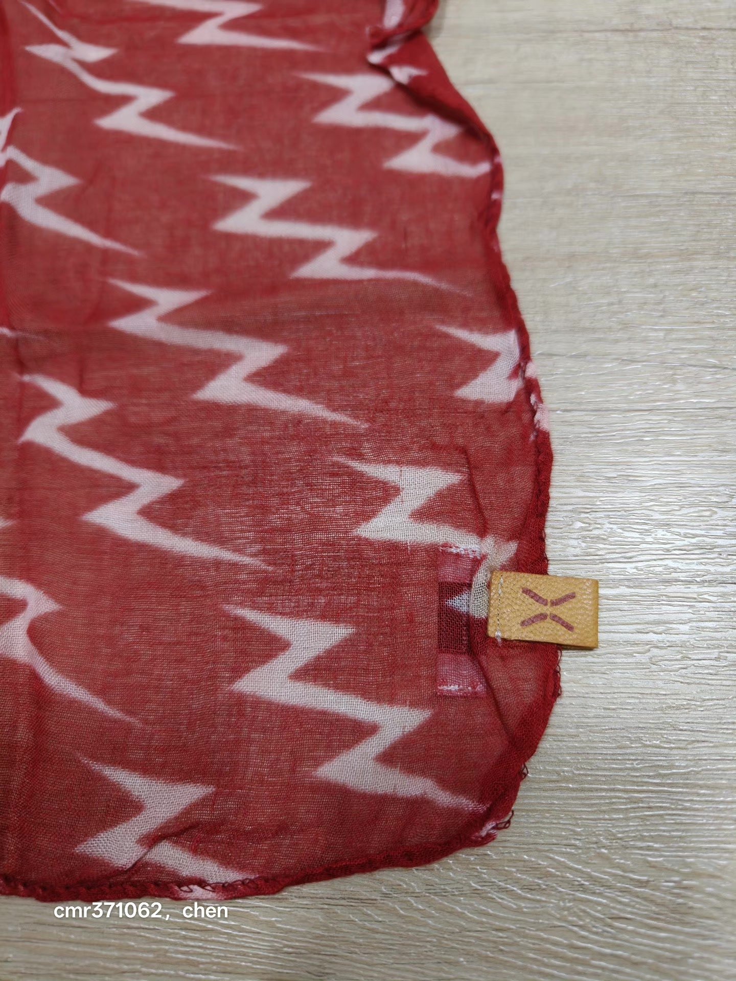 visvim 17ss Lightning Stole Scarf — detail