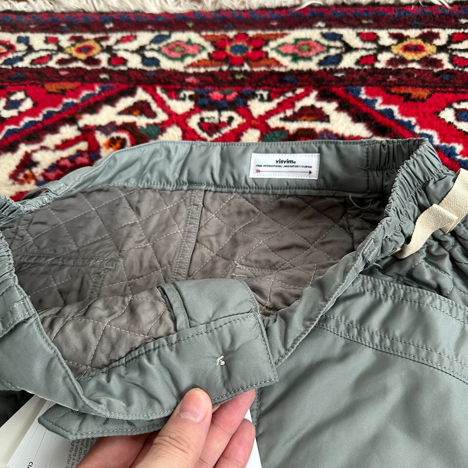 VISVIM 23AW CALLAHAN PANTS — label