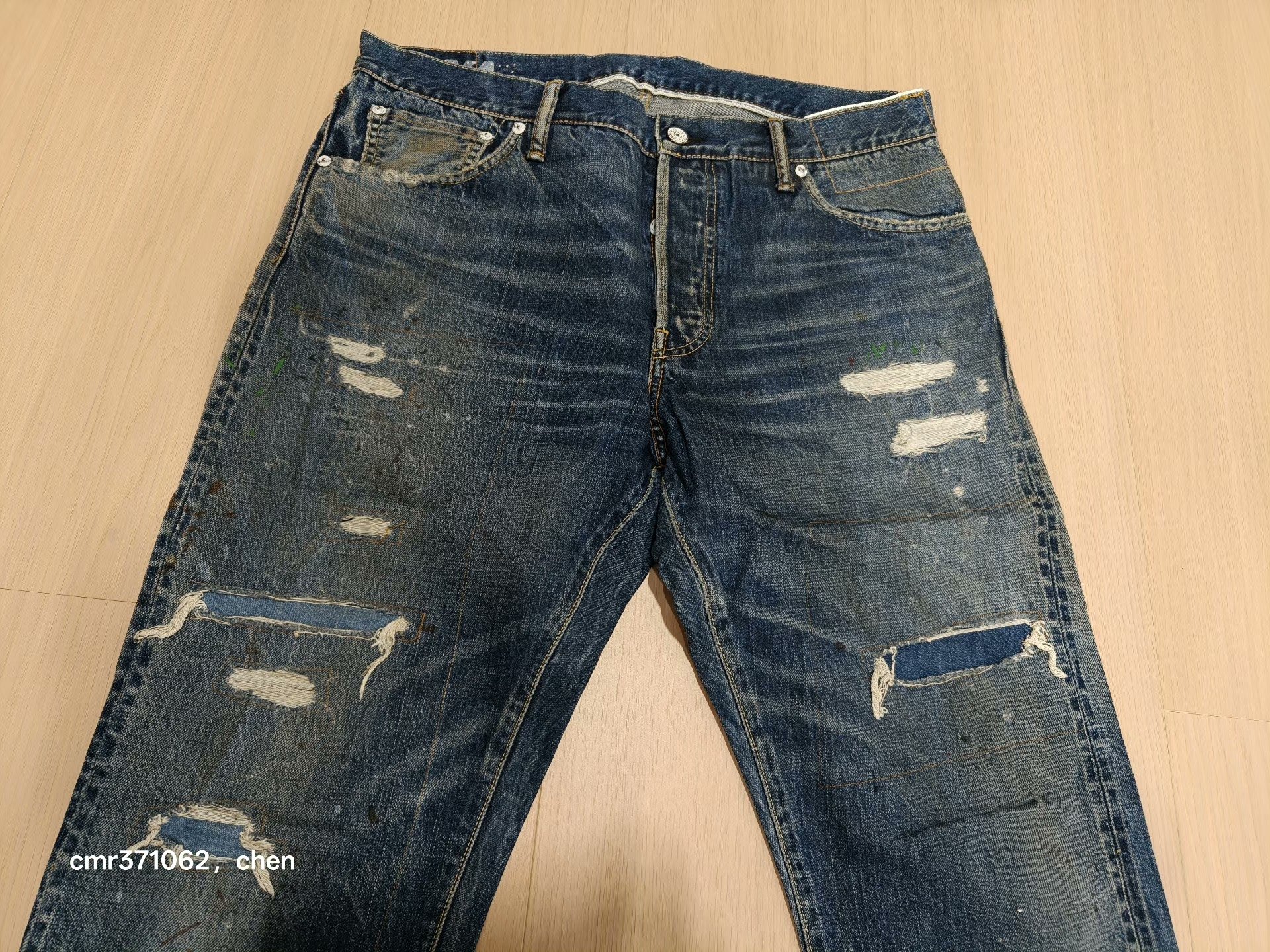 VISVIM 18AW SOCIAL SCULPTURE DENIM DRY4 — front
