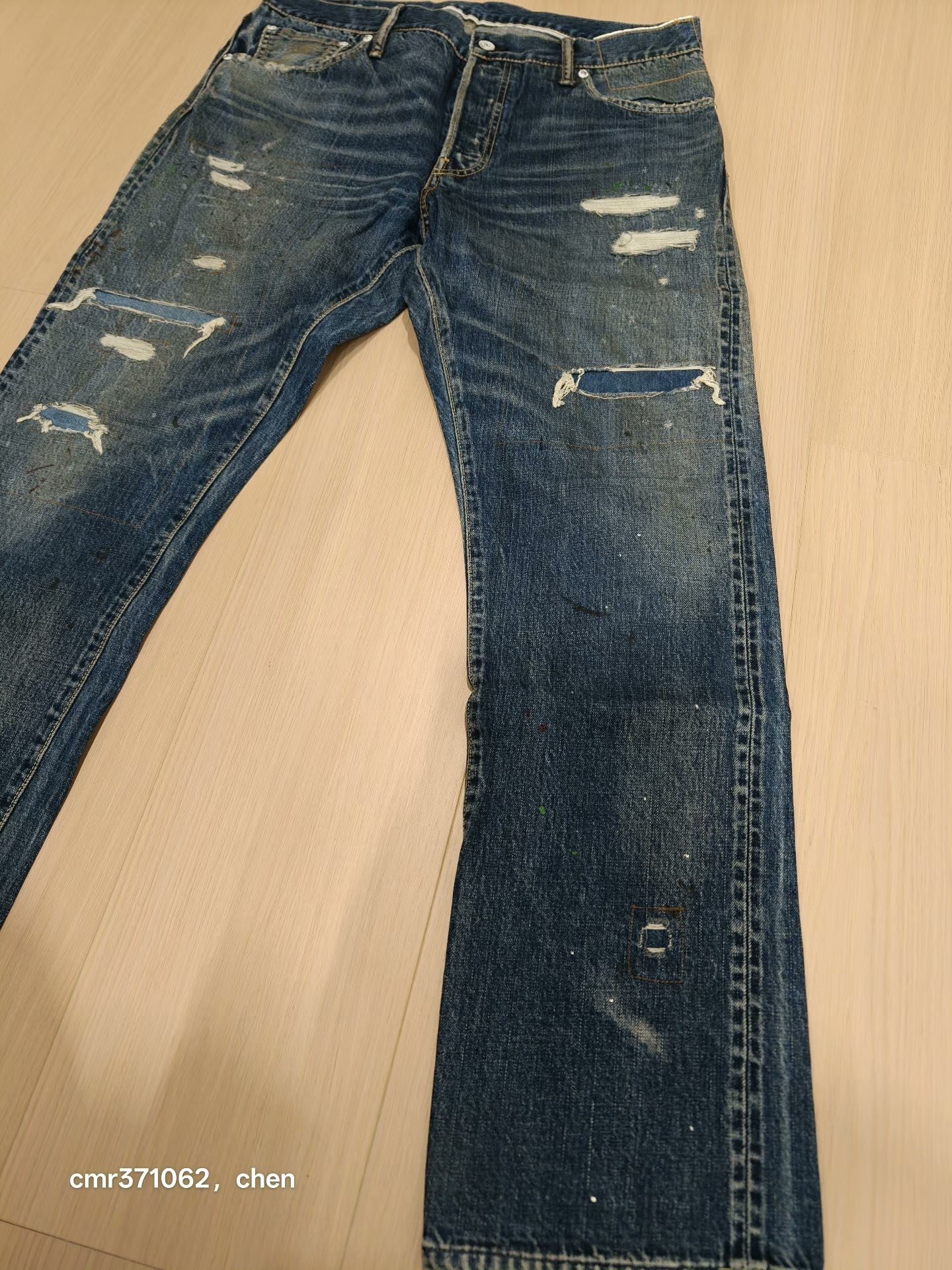 VISVIM 18AW SOCIAL SCULPTURE DENIM DRY4 — back