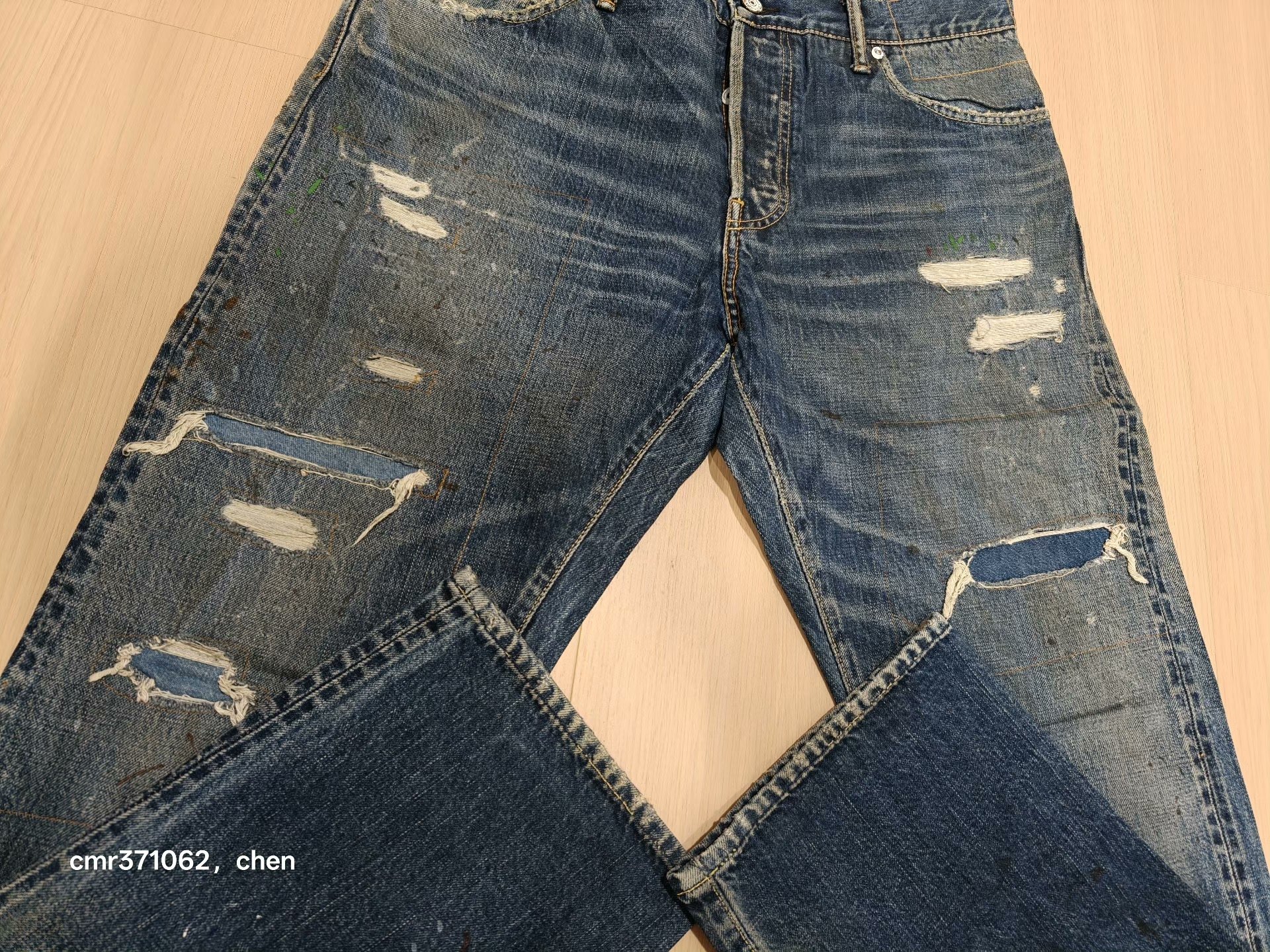VISVIM 18AW SOCIAL SCULPTURE DENIM DRY4 — label