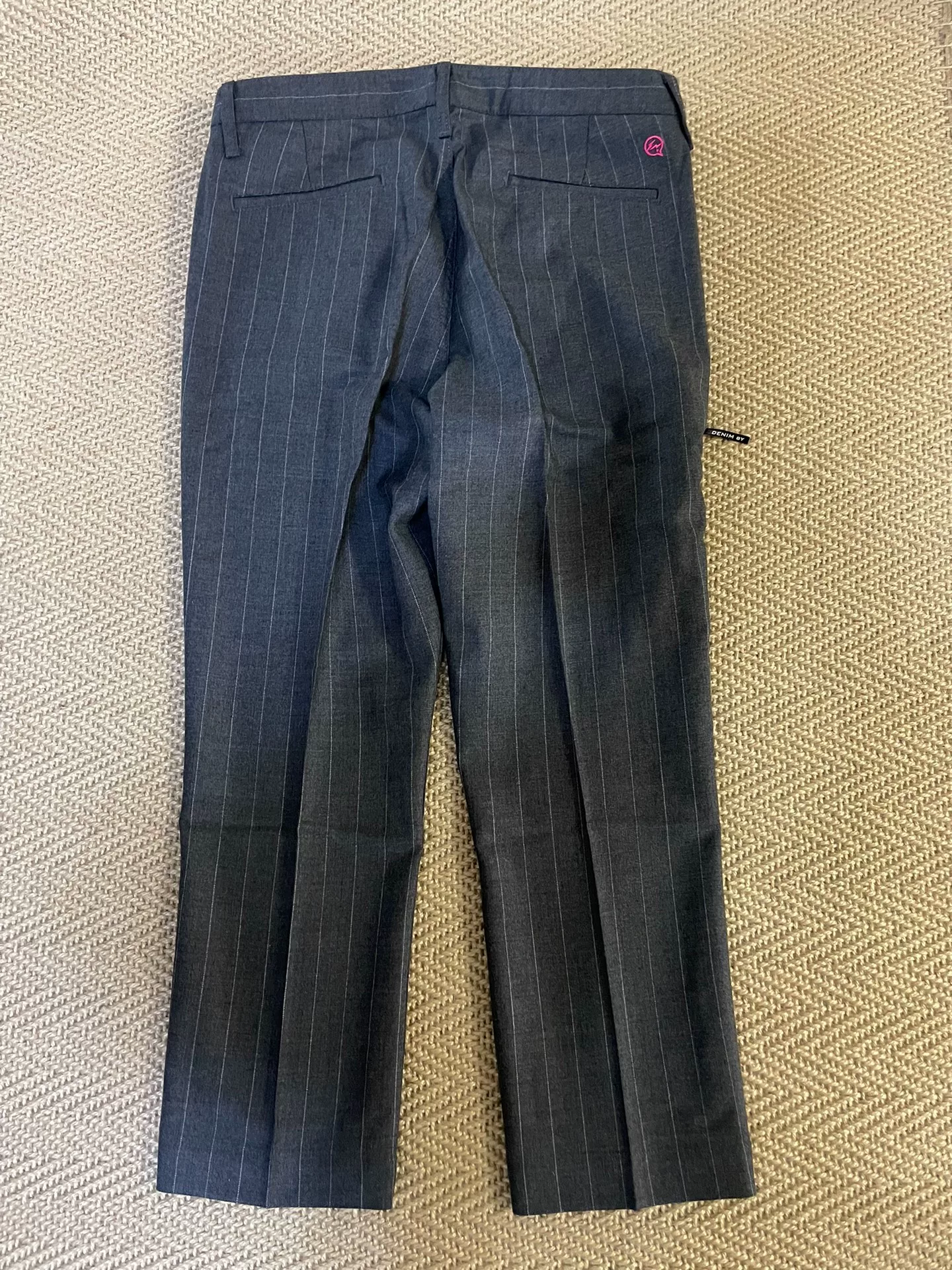 Denim by Vanquish & Fragment Wool Striped Pants — front