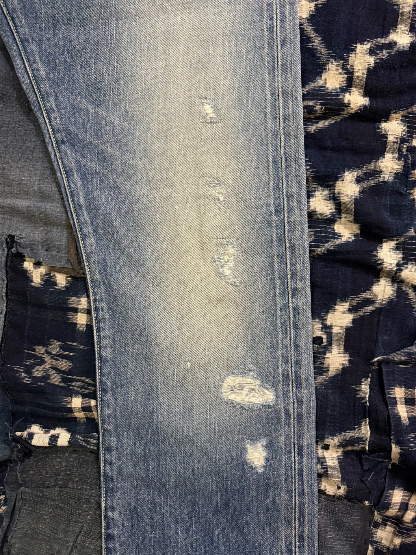 VISVIM SOCIAL SCULPTURE 01 SLIM DMGD — detail