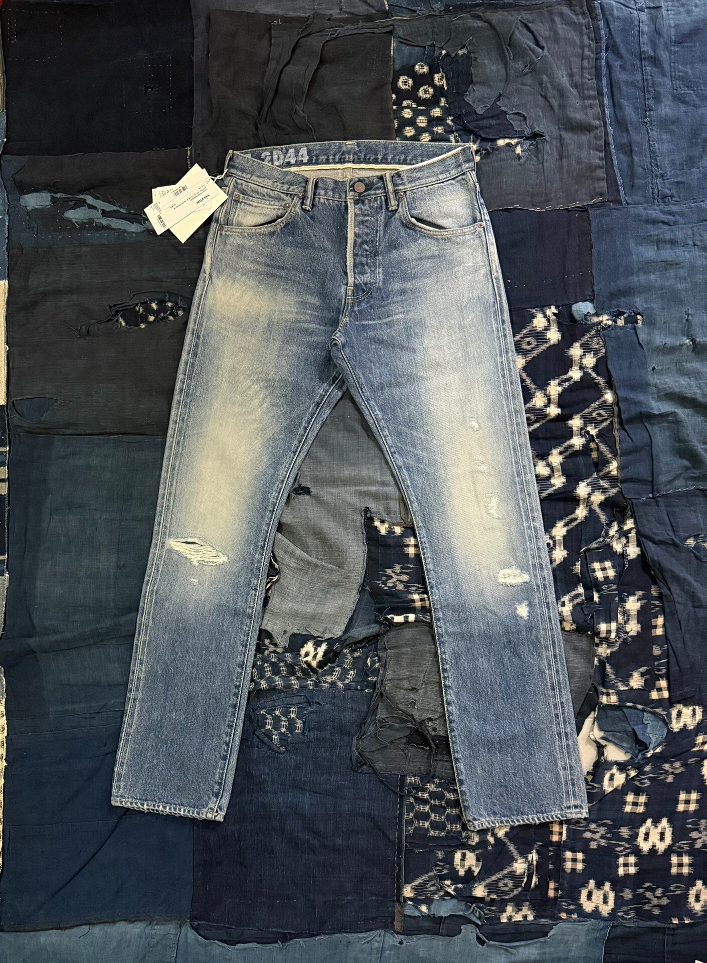 VISVIM SOCIAL SCULPTURE 01 SLIM DMGD