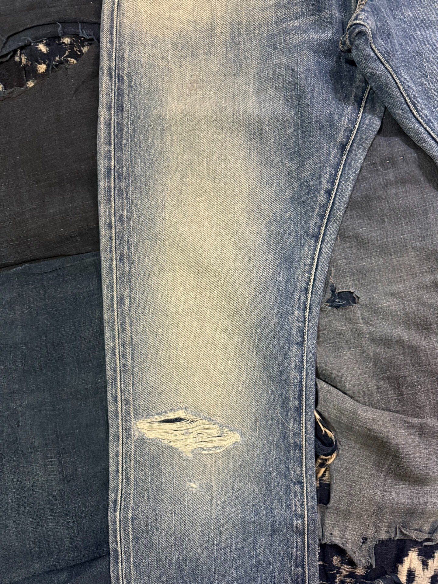 VISVIM SOCIAL SCULPTURE 01 SLIM DMGD — back