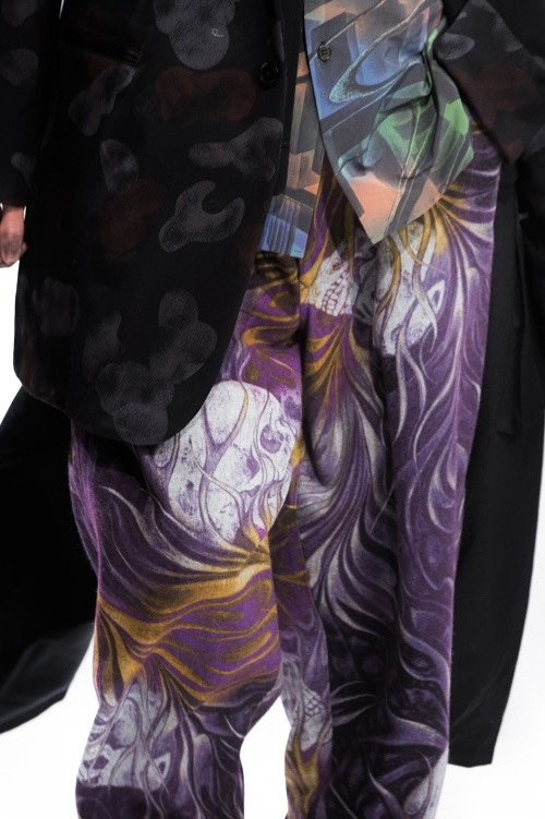 Yohji Yamamoto 17AW Skull Flame Pants — back