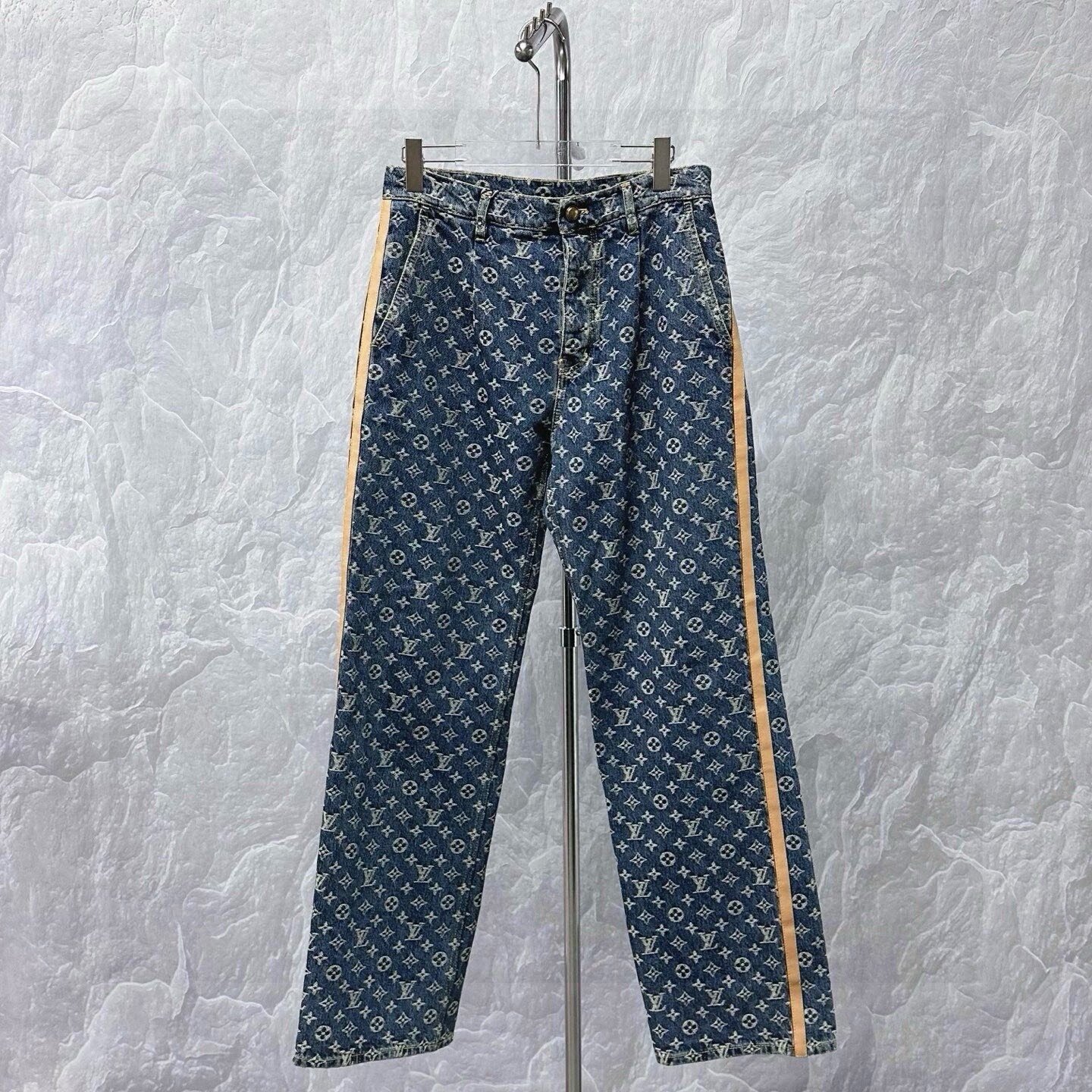 Louis Vuitton SS25 Monogram Denim Pants