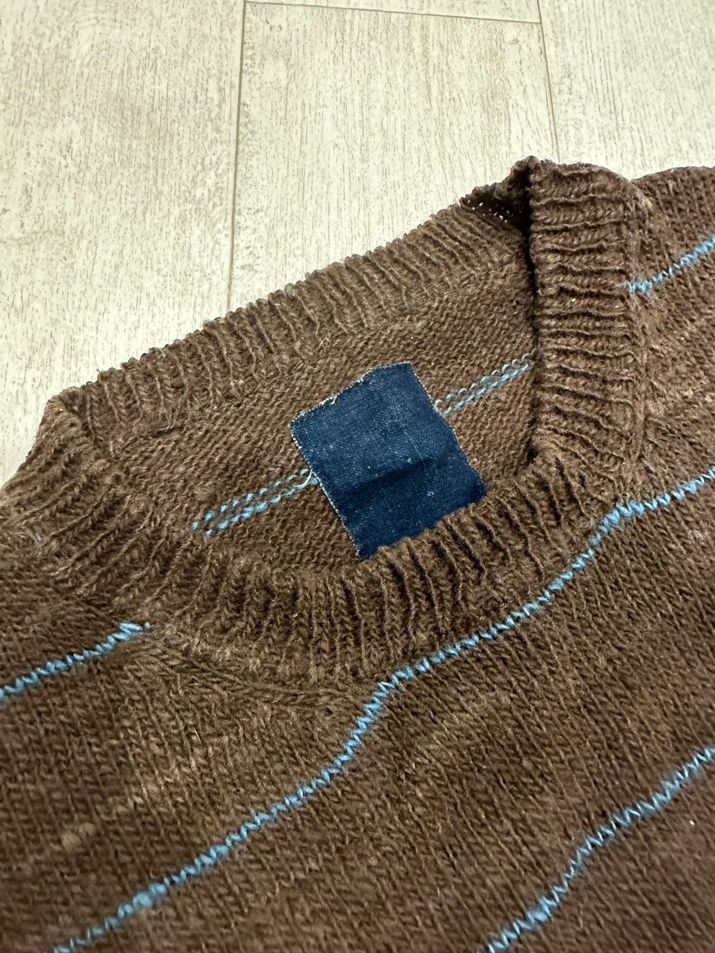 VISVIM 17AW ICT CREWNECK SWEATER — front