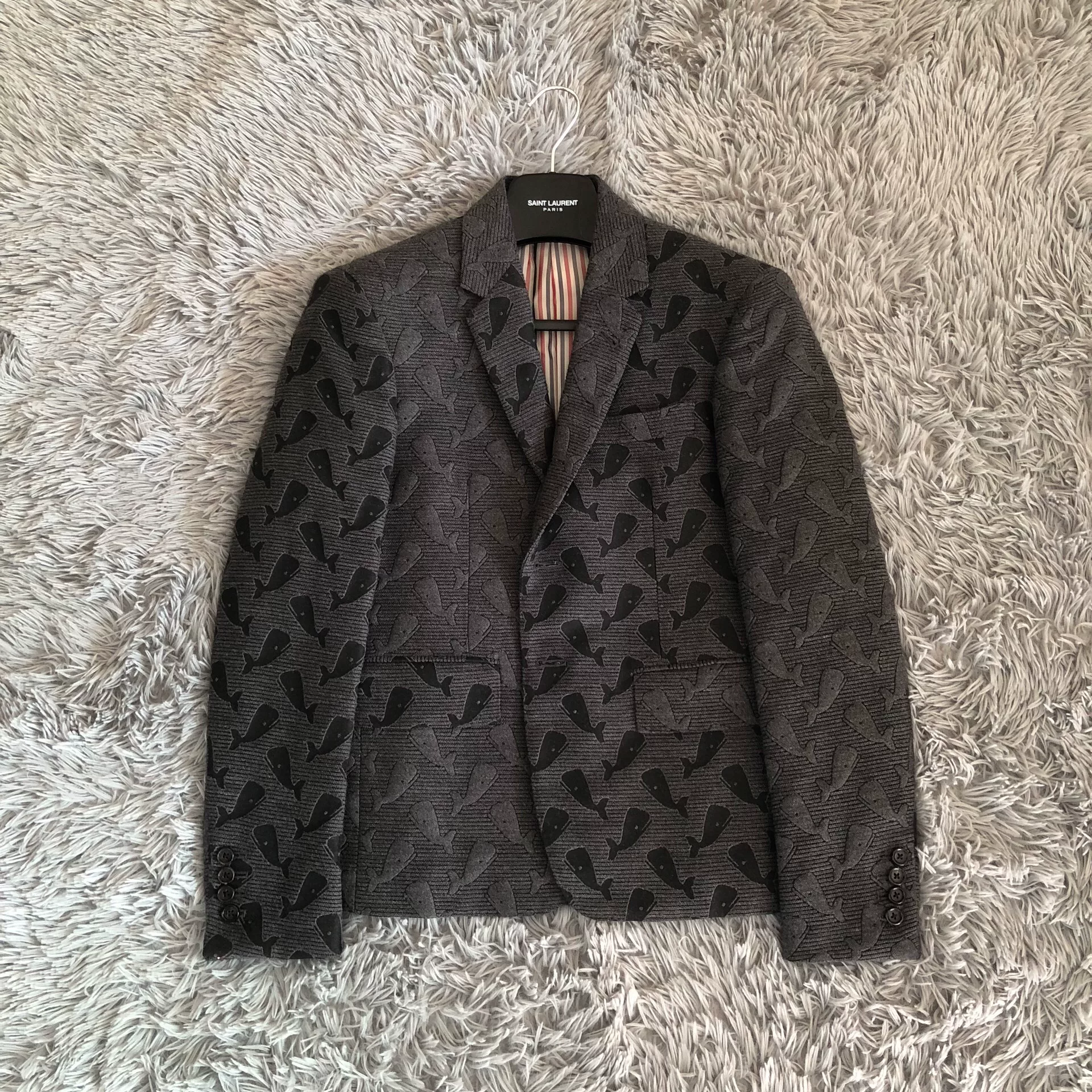 Thom Browne Whale Pattern Suit Jacket