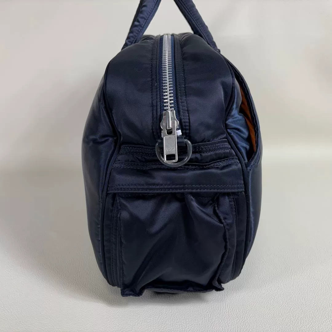 Head Porter Navy 2WAY Boston Bag — back