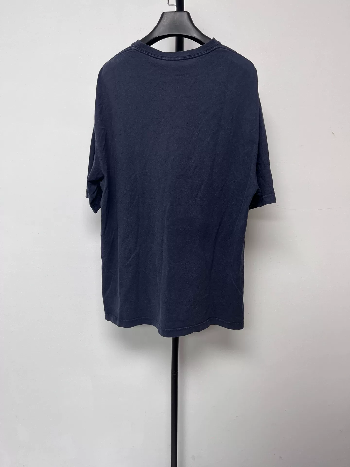 Balenciaga Wheat Ear Logo Round Neck T-Shirt — front