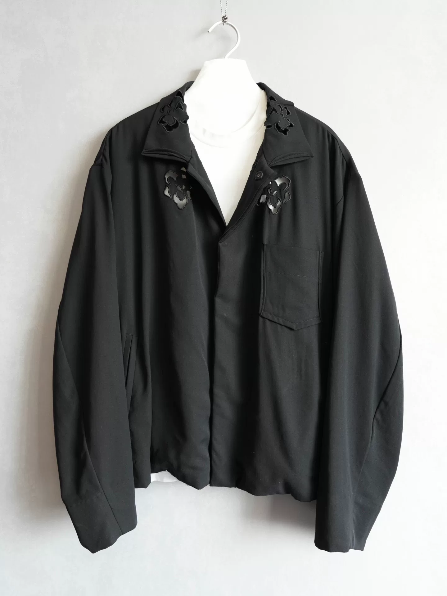 Yohji Yamamoto 96SS Rose Cut-Out Jacket