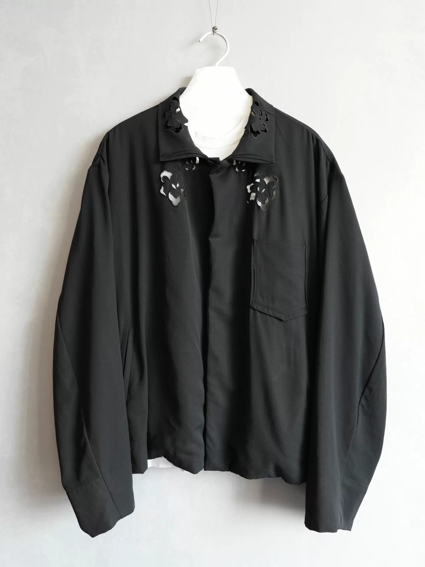 Yohji Yamamoto 96SS Rose Cut-Out Jacket — front