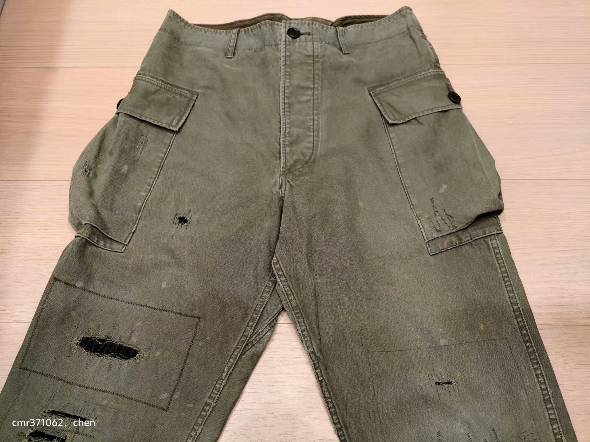 VISVIM 19AW SPOT VETERANS PANTS — back