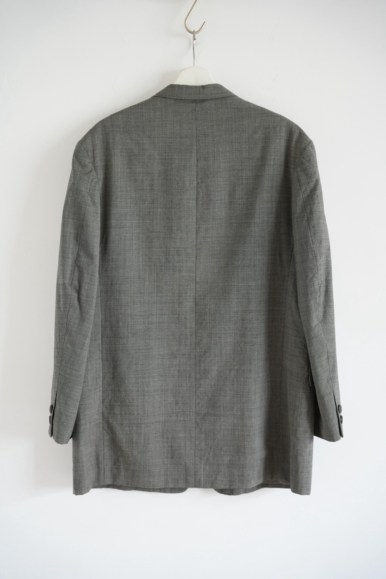 Yohji Yamamoto 92ss Gray Houndstooth Suit — front