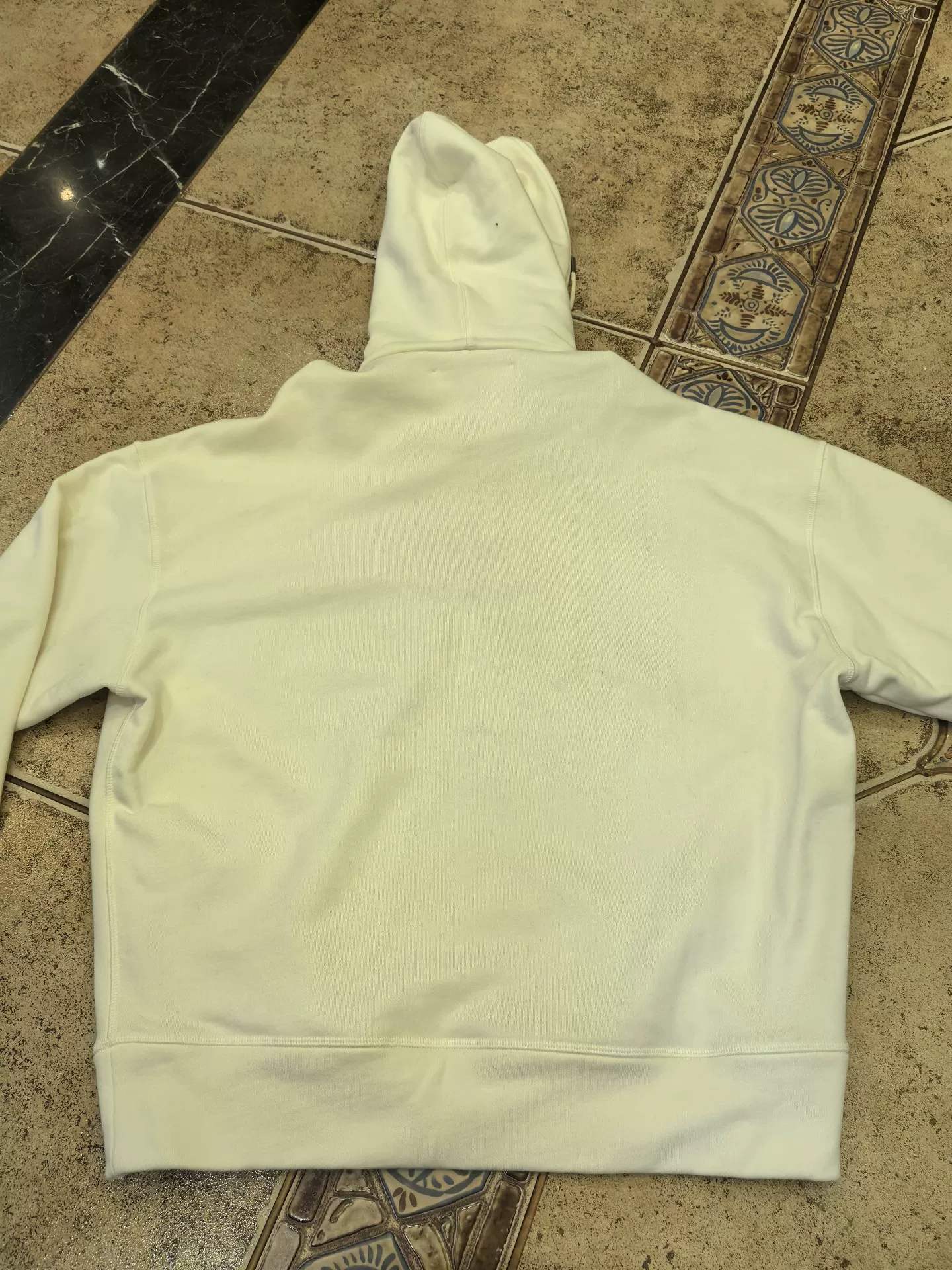 JIL SANDER+ White Logo Hoodie — front