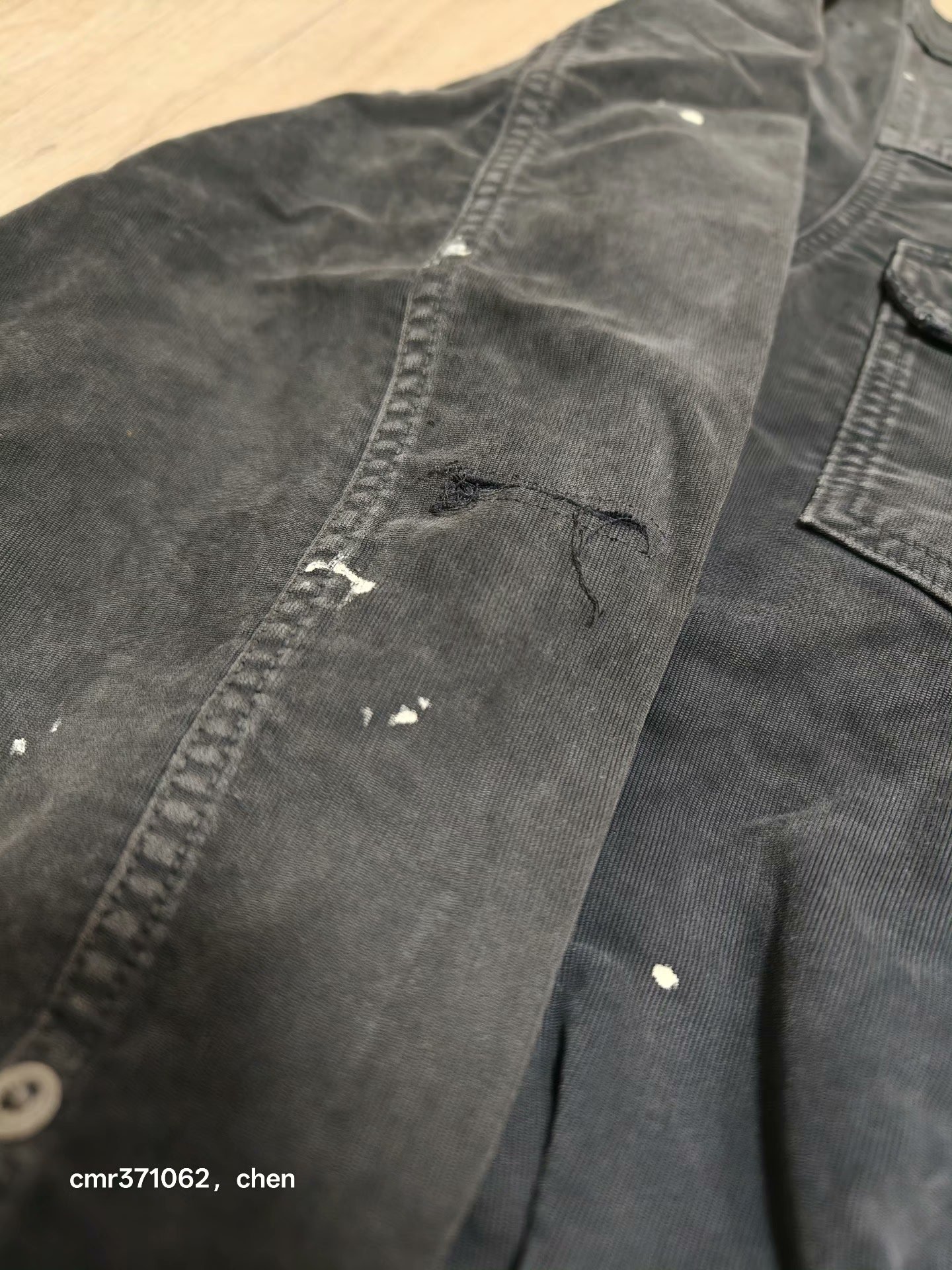 VISVIM 26 ICT 101X JKT G.CORDS CRASH — detail
